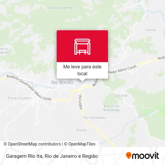 Garagem Rio Ita mapa