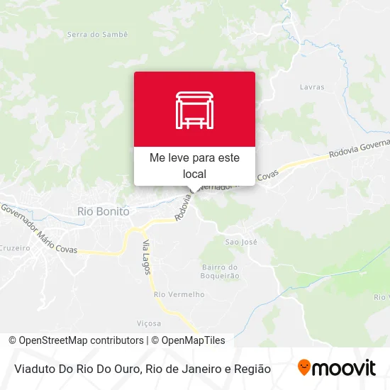 Viaduto Do Rio Do Ouro mapa