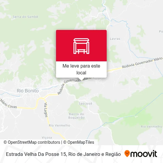 Estrada Velha Da Posse 15 mapa