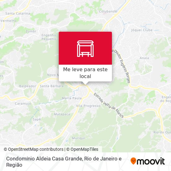 Condomínio Aldeia Casa Grande mapa