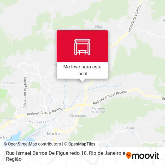 Rua Ismael Barros De Figueiredo 18 mapa