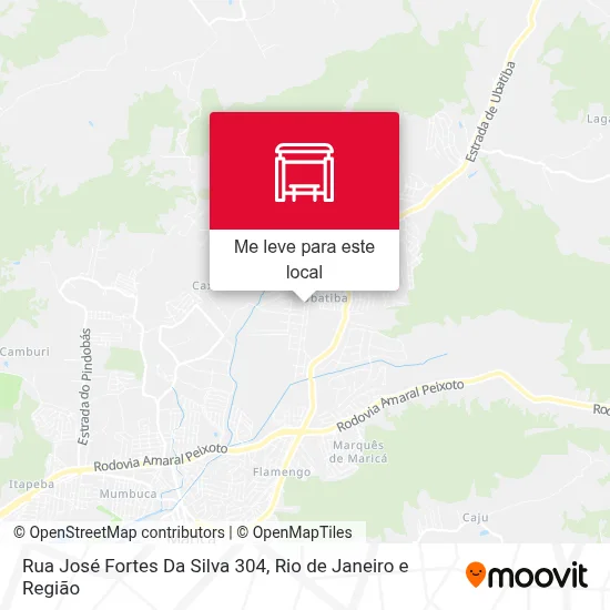 Rua José Fortes Da Silva 304 mapa