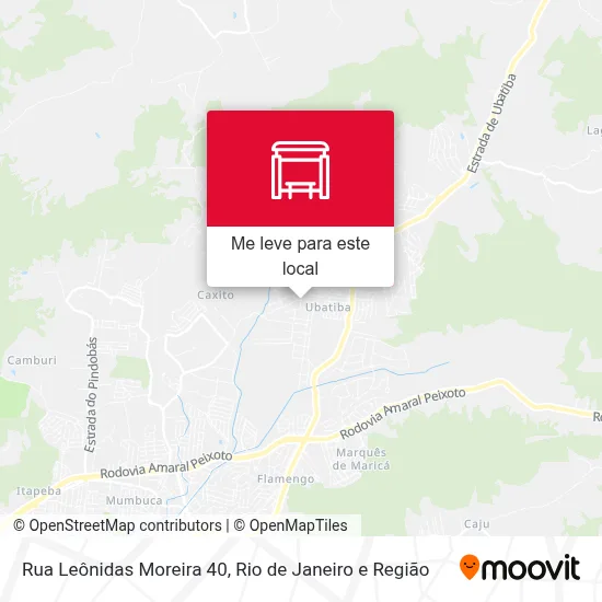 Rua Leônidas Moreira 40 mapa