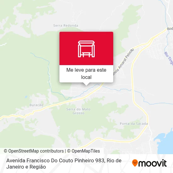Avenida Francisco Do Couto Pinheiro 983 mapa