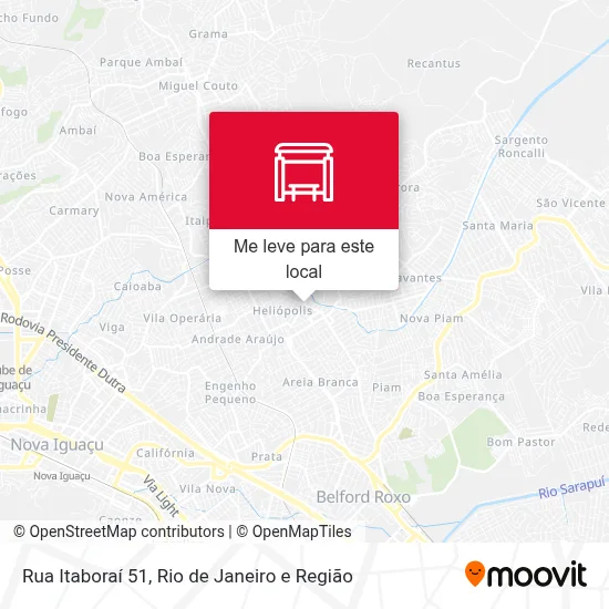 Rua Itaboraí 51 mapa