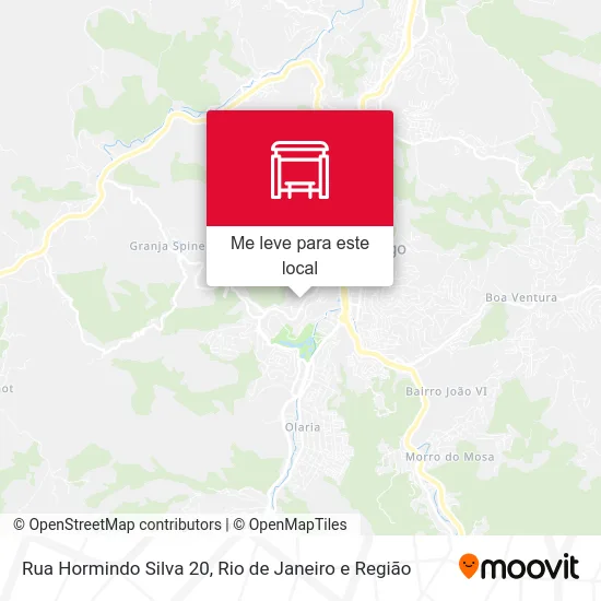 Rua Hormindo Silva 20 mapa