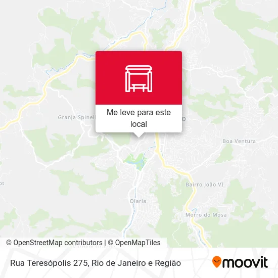 Rua Teresópolis 275 mapa