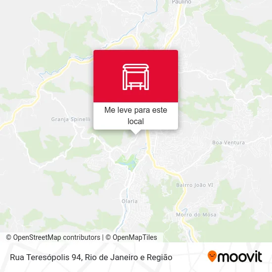 Rua Teresópolis 94 mapa