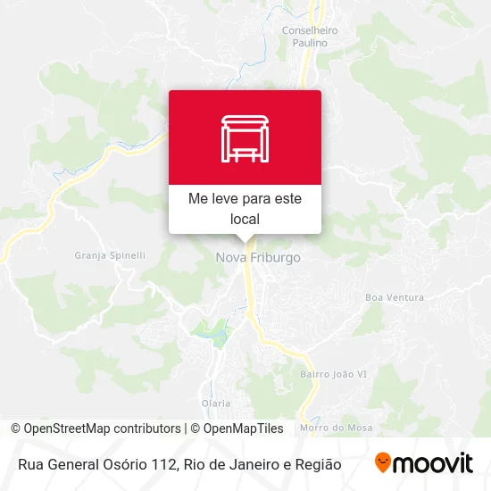 Rua General Osório 112 mapa