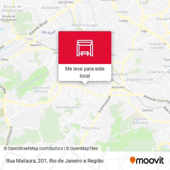 Rua Mataura, 201 mapa