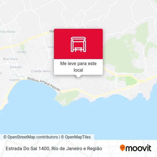 Estrada Do Sal 1400 mapa