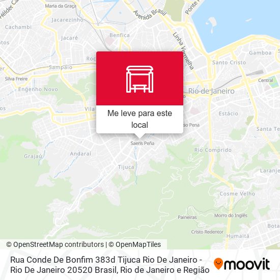 Rua Conde De Bonfim 383d Tijuca Rio De Janeiro - Rio De Janeiro 20520 Brasil mapa