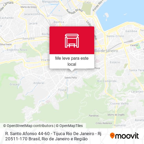 R. Santo Afonso 44-60 - Tijuca Rio De Janeiro - Rj 20511-170 Brasil mapa