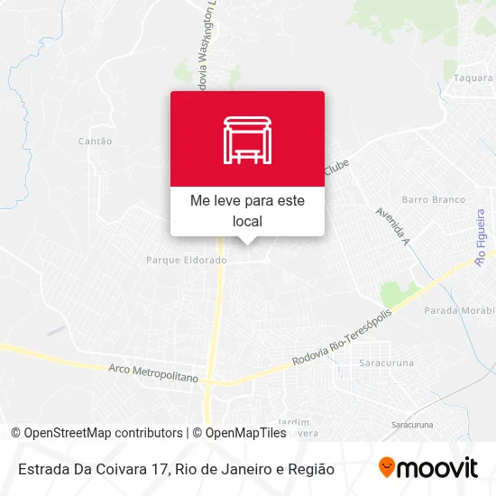 Estrada Da Coivara 17 mapa