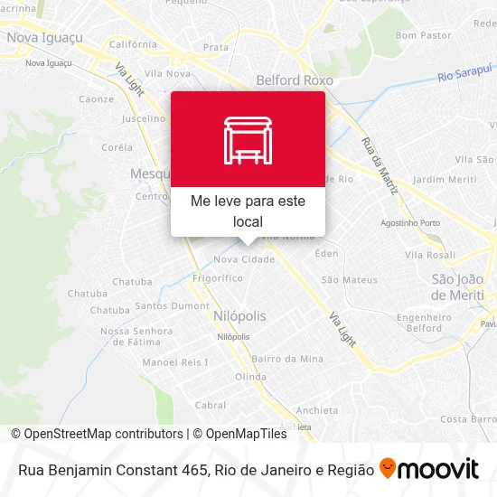 Rua Benjamin Constant 465 mapa