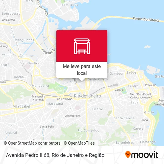 Avenida Pedro II 68 mapa