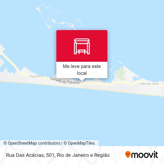 Rua Das Acácias, 501 mapa