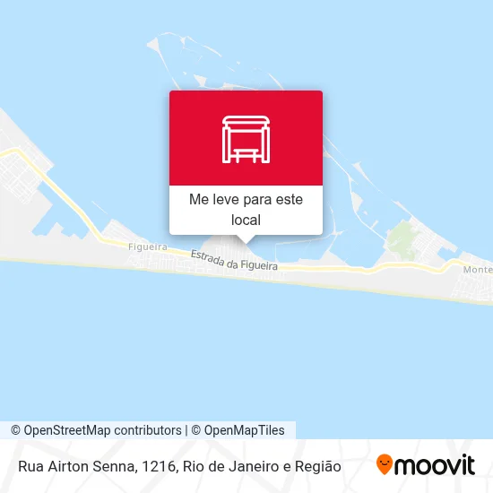 Rua Airton Senna, 1216 mapa