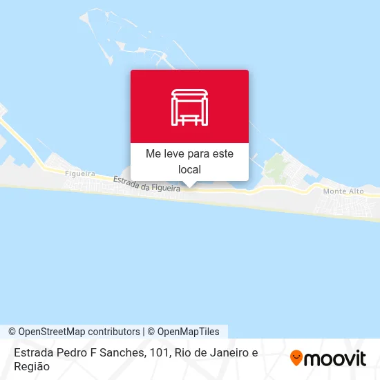 Estrada Pedro F Sanches, 101 mapa