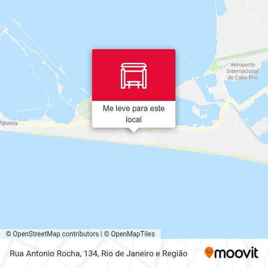Rua Antonio Rocha, 134 mapa