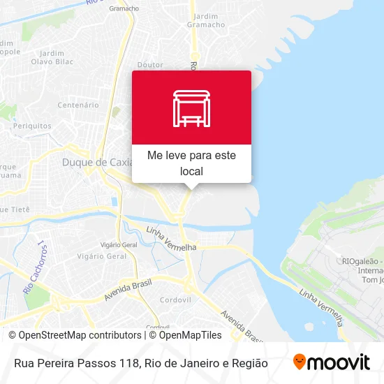Rua Pereira Passos 118 mapa