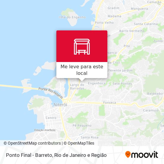 Ponto Final - Barreto mapa