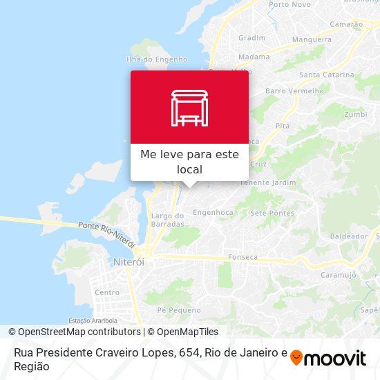 Rua Presidente Craveiro Lopes, 654 mapa