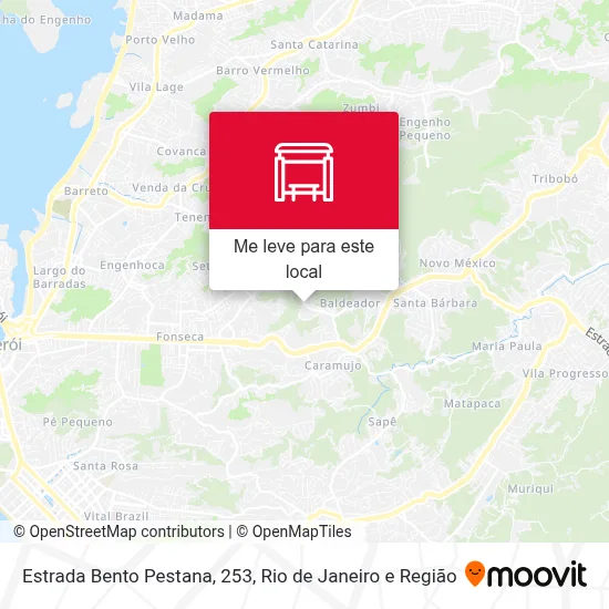 Estrada Bento Pestana, 253 mapa