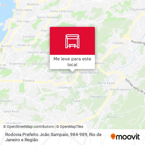 Rodovia Prefeito João Sampaio, 984-989 mapa