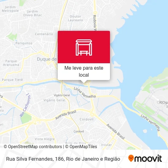 Rua Silva Fernandes, 186 mapa