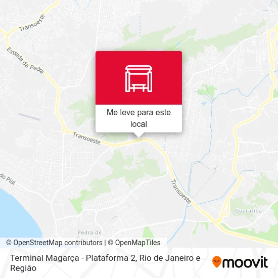 Terminal Magarça - Plataforma 2 mapa