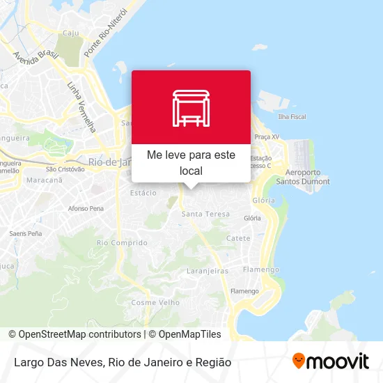 Largo Das Neves mapa