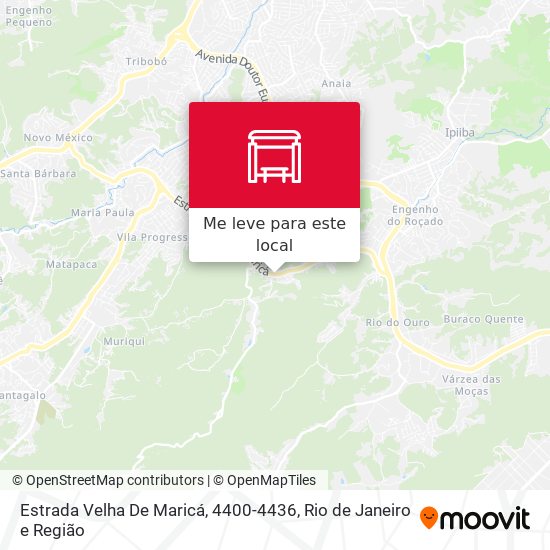 Estrada Velha De Maricá, 4400-4436 mapa