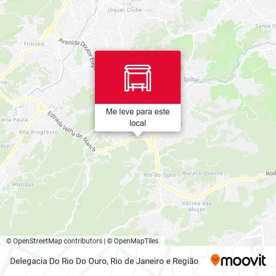 Delegacia Do Rio Do Ouro mapa
