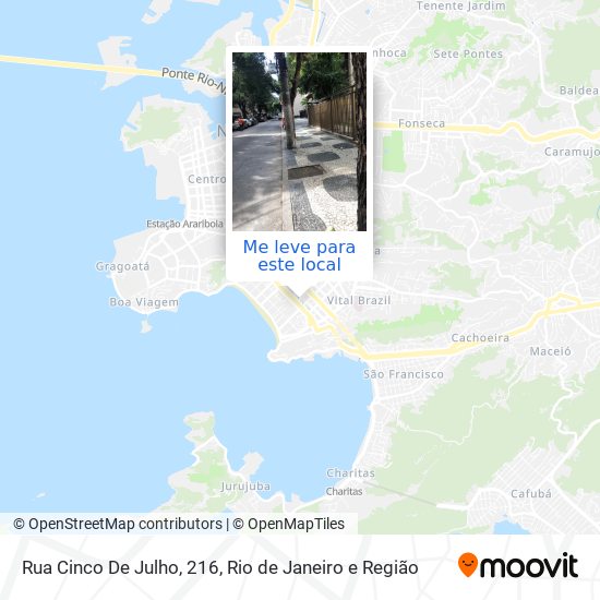 Rua Cinco De Julho, 216 mapa