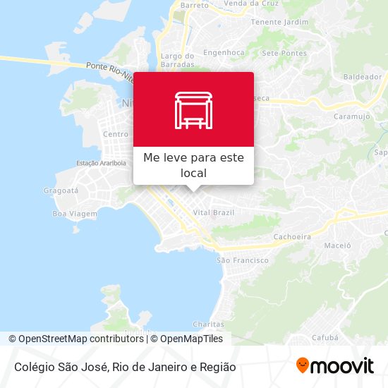 Colégio São José mapa