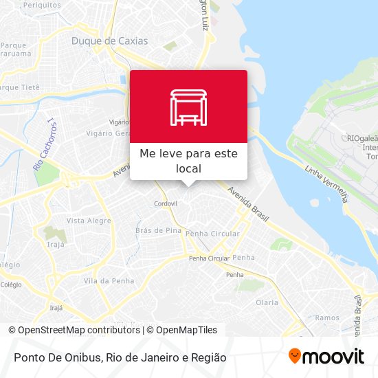 Ponto De Onibus mapa