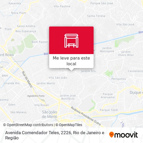 Avenida Comendador Teles, 2226 mapa