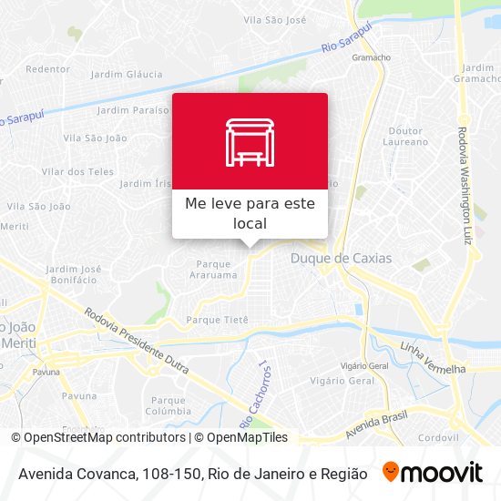 Avenida Covanca, 108-150 mapa