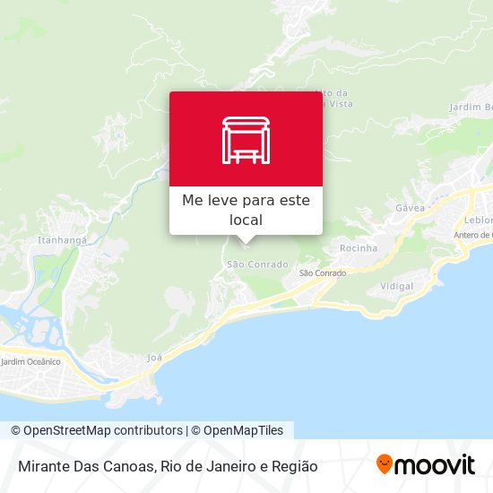 Mirante Das Canoas mapa