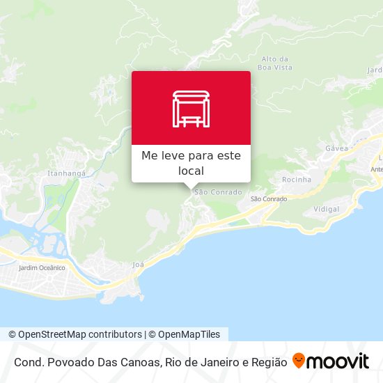 Cond. Povoado Das Canoas mapa