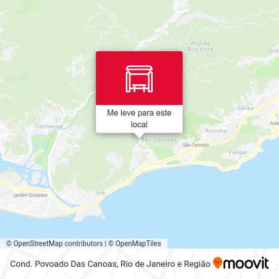 Cond. Povoado Das Canoas mapa