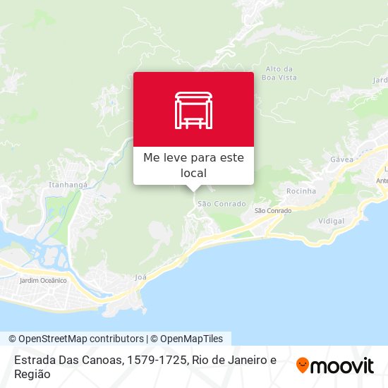 Estrada Das Canoas, 1579-1725 mapa