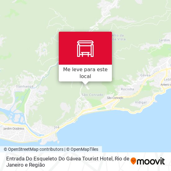 Entrada Do Esqueleto Do Gávea Tourist Hotel mapa