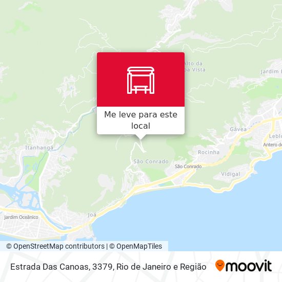 Estrada Das Canoas, 3379 mapa