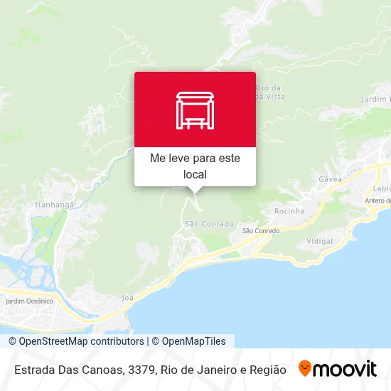 Estrada Das Canoas, 3379 mapa