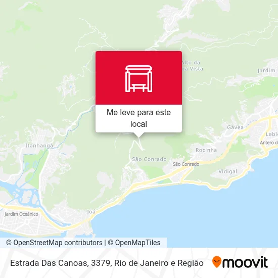 Estrada Das Canoas, 3379 mapa