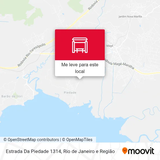 Estrada Da Piedade 1314 mapa