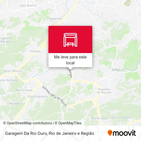 Garagem Da Rio Ouro mapa