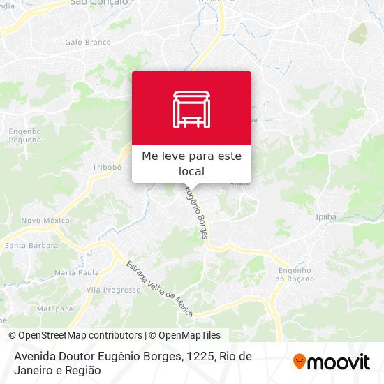 Avenida Doutor Eugênio Borges, 1225 mapa